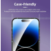 3 Pack Screen Protector for iPhone 14 Pro [6.1 inch] 3 Pack Camera Lens Protector, Sensor Protection,Case Friendly Tempered Glass Film